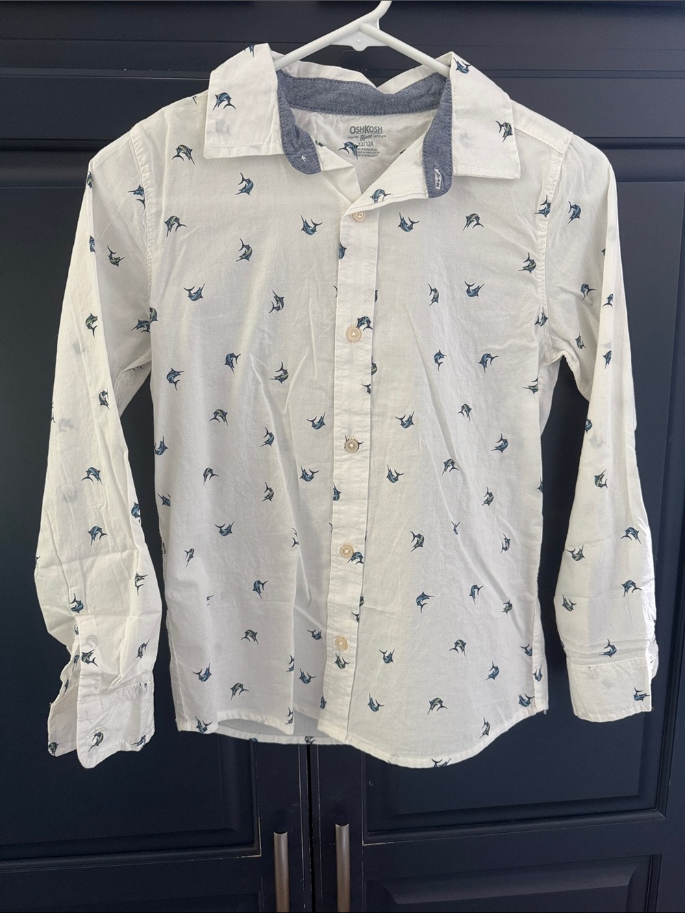 Boys OshKosh Long Sleeve Button down- 12